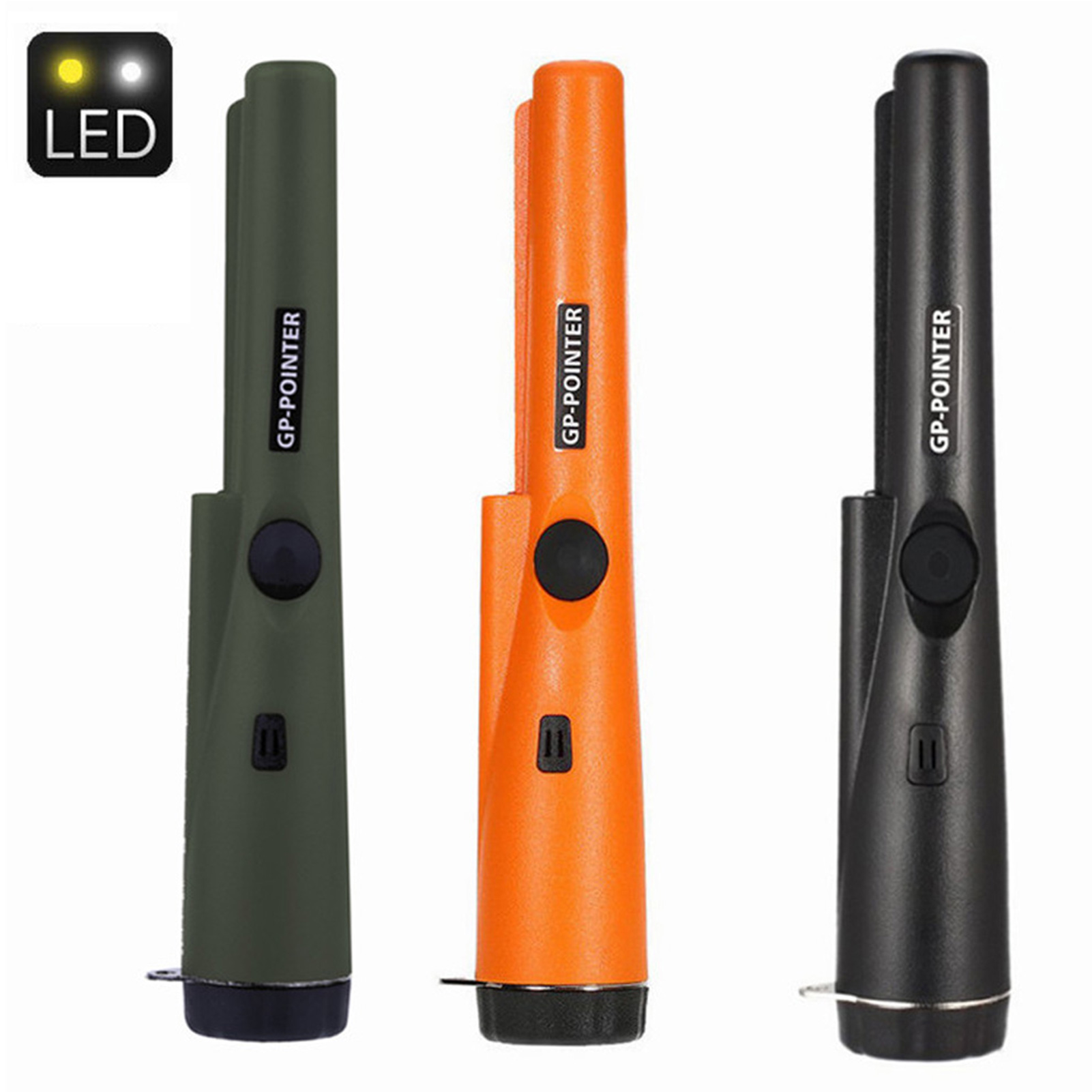 Máy dò kim loại cầm tay có độ nhạy cao có Đèn LED độ sáng cao