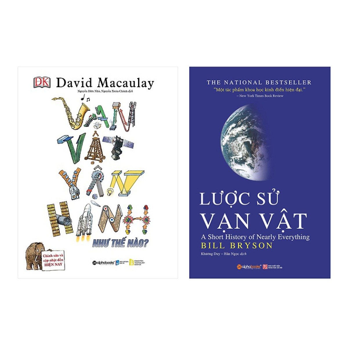 Bộ Sách Hay: Tri Thức Loài Người (Gồm 2 cuốn: Lược Sử Vạn Vật + Vạn Vật Vận Hành Như Thế Nào?) Tặng Sổ Tay Giá Trị (Khổ A6 Dày 200 Trang)