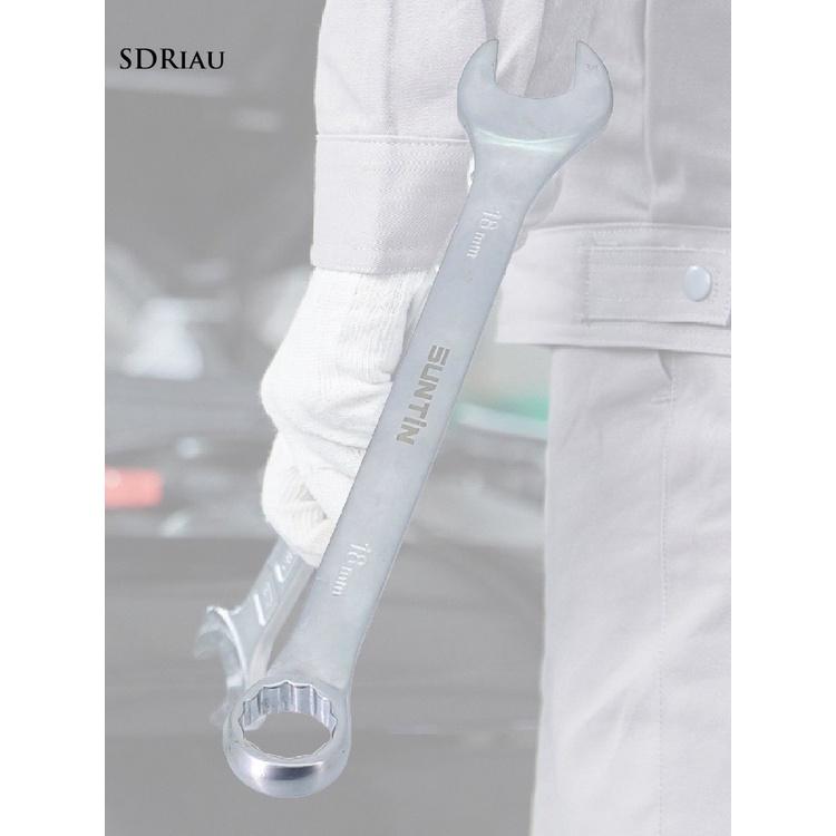 PEMG Portable Combination Wrench Practical Combination Ring Open End Spanner High Hardness for Automobiles