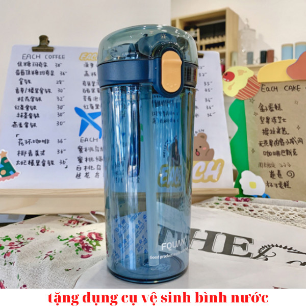 Bình nước THỂ THAO CAO CẤP 450ML - LOẠI DÀY Bình đựng nước bình nước thể thao