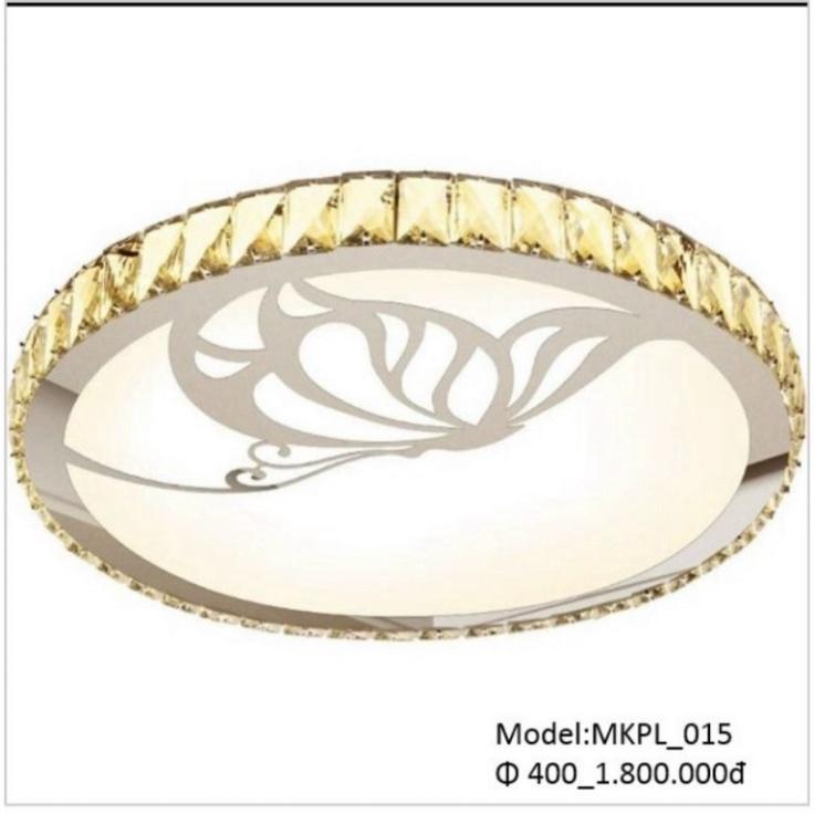 MKPL_13 Đèn mâm áp trần phale chuẩn K9 trang trí phòng khách, đèn trang trí trần tối tân DT HQ