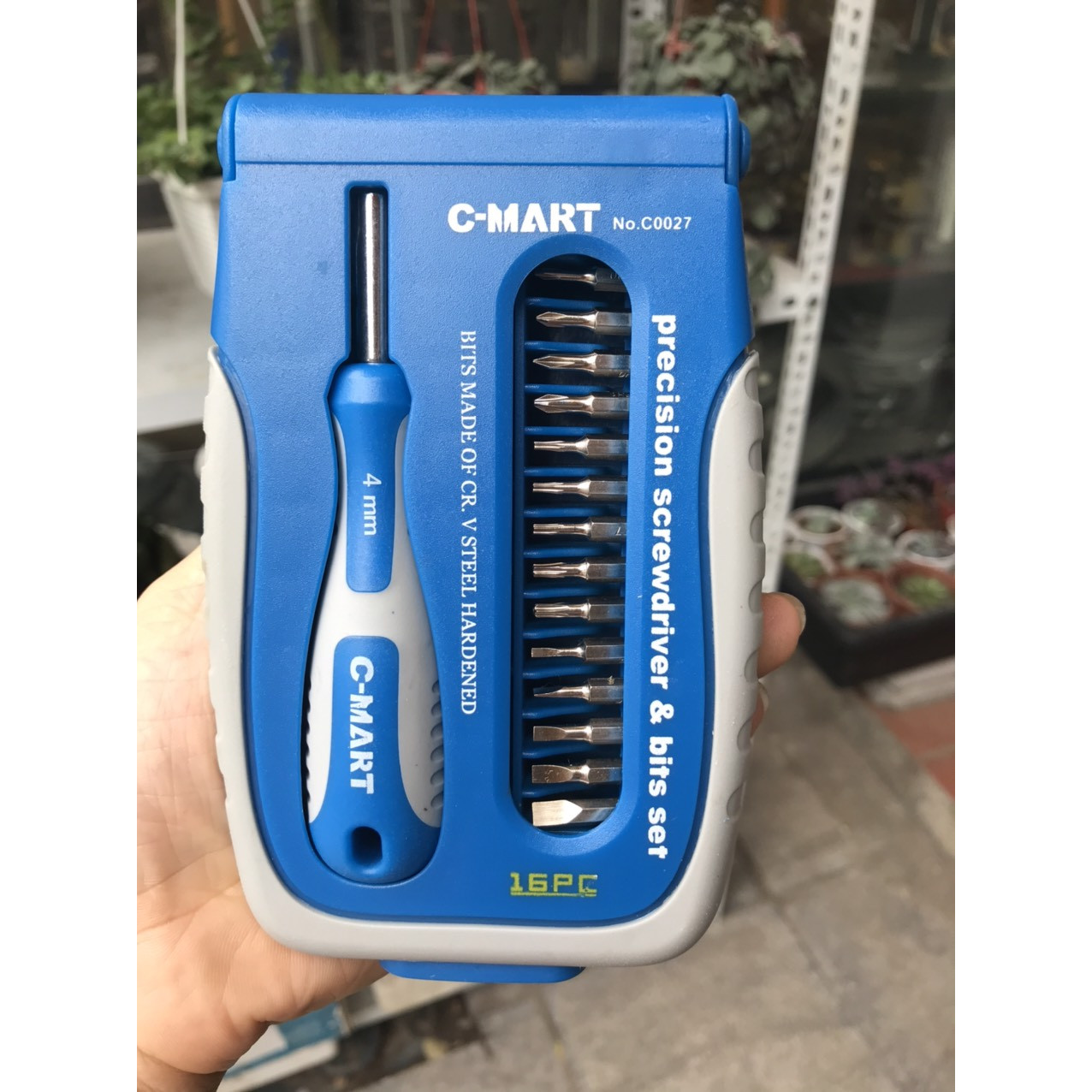 Bộ tua vít 16 chi tiết chính hãng Cmart C0027