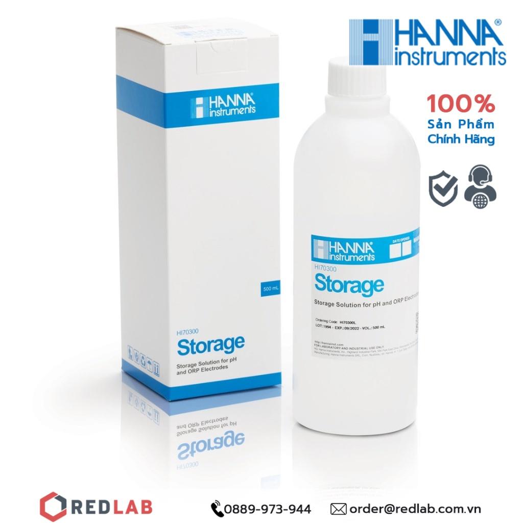 Dung dịch bảo quản điện cực pH và ORP Hanna HI70300L