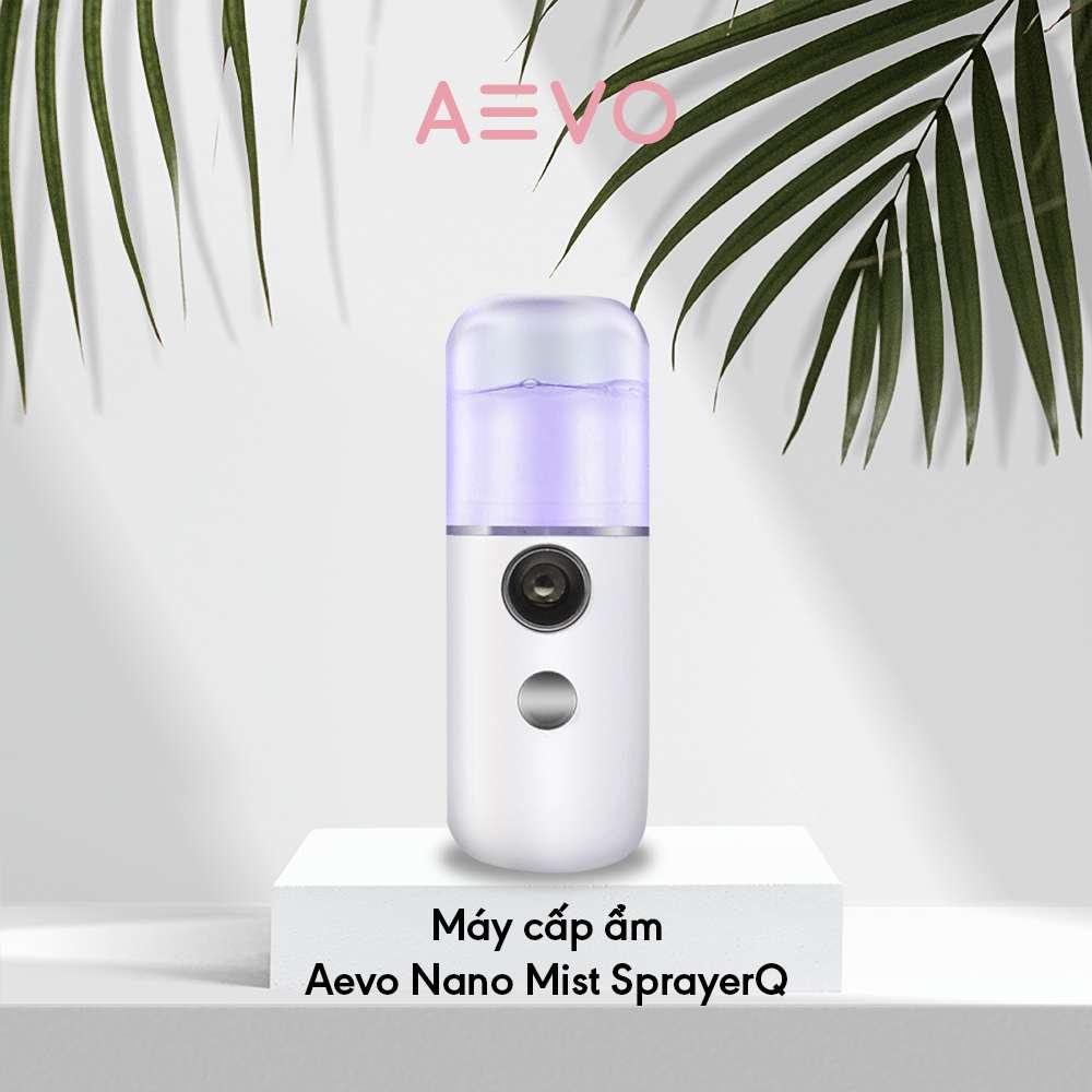 Máy phun sương mini AEVO Nano Mist Sprayer giúp phục hồi làn da, thu nhỏ lỗ chân lông, chống lão hoá