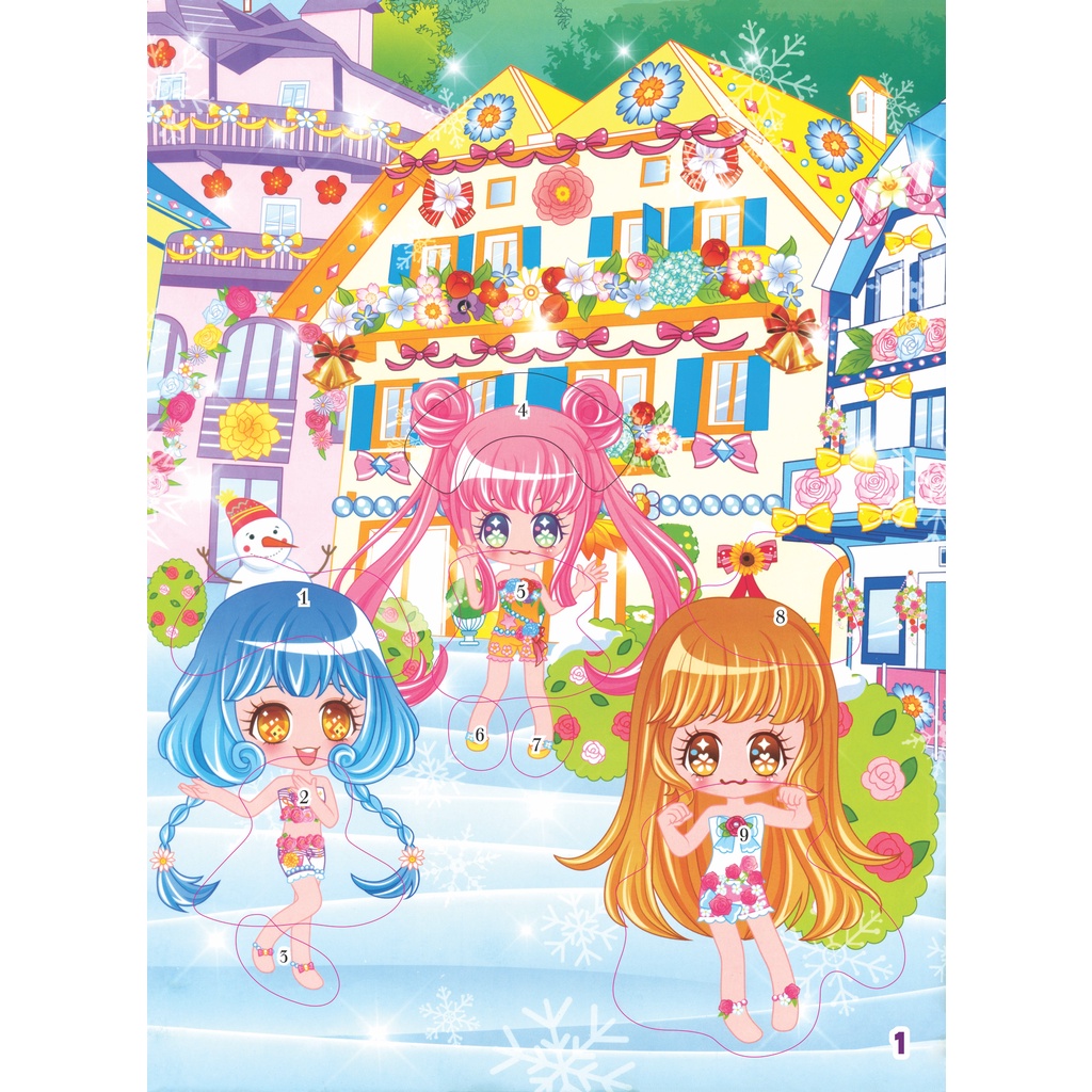 Sách - Combo 4 Cuốn Bộ Sưu Tập Sticker Trang Phục Công Chúa - Ndbooks