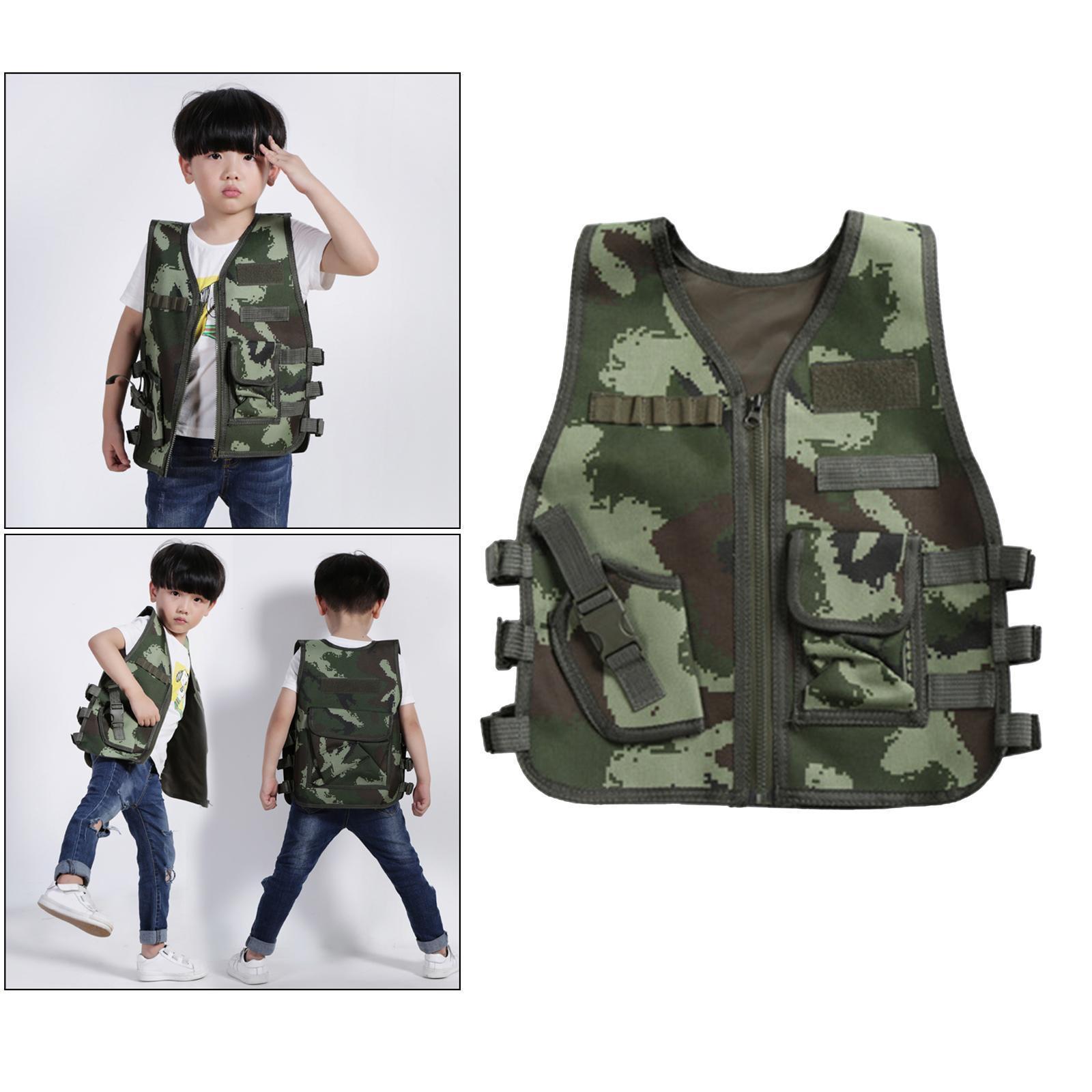 Kid's  Training Waistcoat Assault Gear Plate Carrier