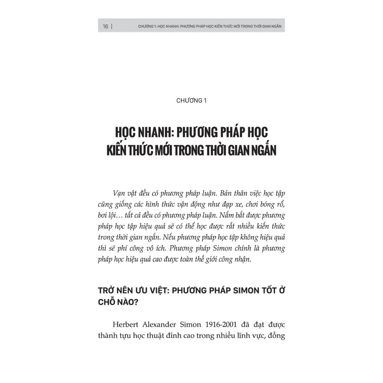 Sách - Phương Pháp Học Tập Của Simon - Cách Học Nhanh, Nhớ Lâu Mọi Kiến Thức - Sách Phát Triển Bản Thân Mỗi Ngày