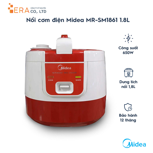 Nồi Cơm Điện Midea MR-SM1861 - Hàng chính hãng