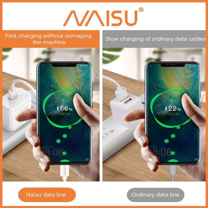 Cáp Sạc Type C Truyền Dữ Liệu 5A Dài 1M Màu Trắng Cho Android ID – 1815 - Hàng nhập khẩu