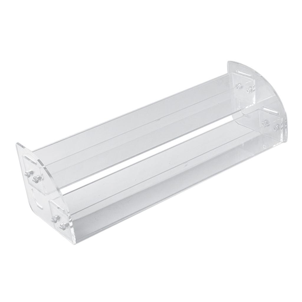 Acrylic Makeup Lipstick Display Stand Nail Polish Storage Rack 2 Layers