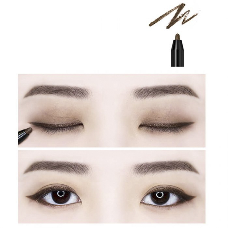 Combo 6 màu Chì Kẻ Mắt Shiny Water Proof Long Wear Gel Pencil Liner