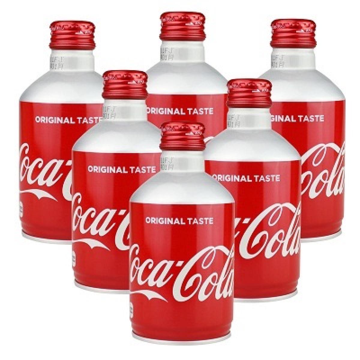 Combo 6 lon Coca Nhật chai nhôm 300ml