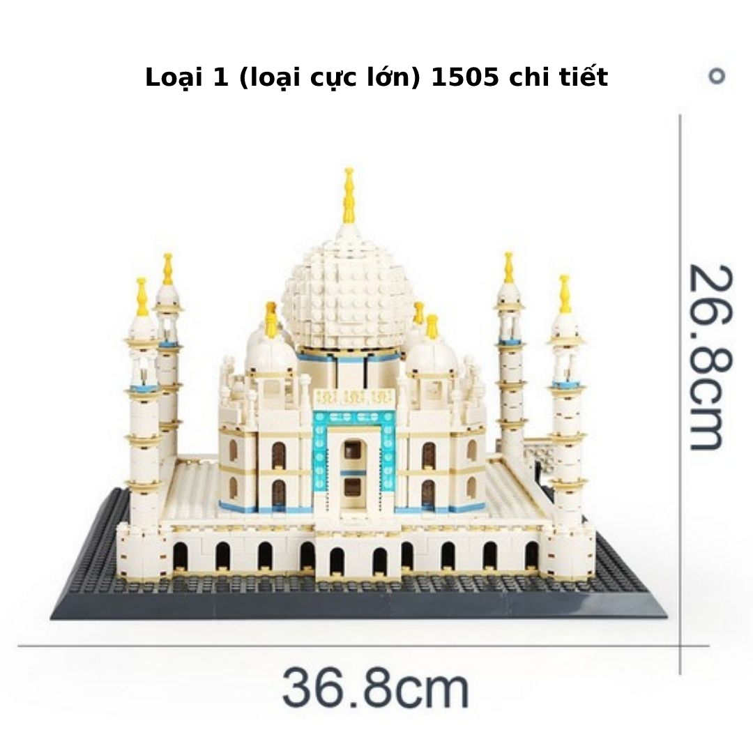 Đồ chơi lắp ráp xếp hình Lăng Taj Mahal giúp trẻ phát triển trí tuệ