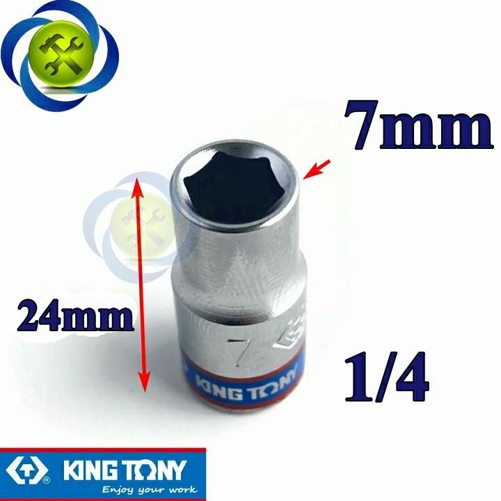 Tuýp 1/4 KINGTONY màu trắng size từ 4 - 14mm dài 24mm