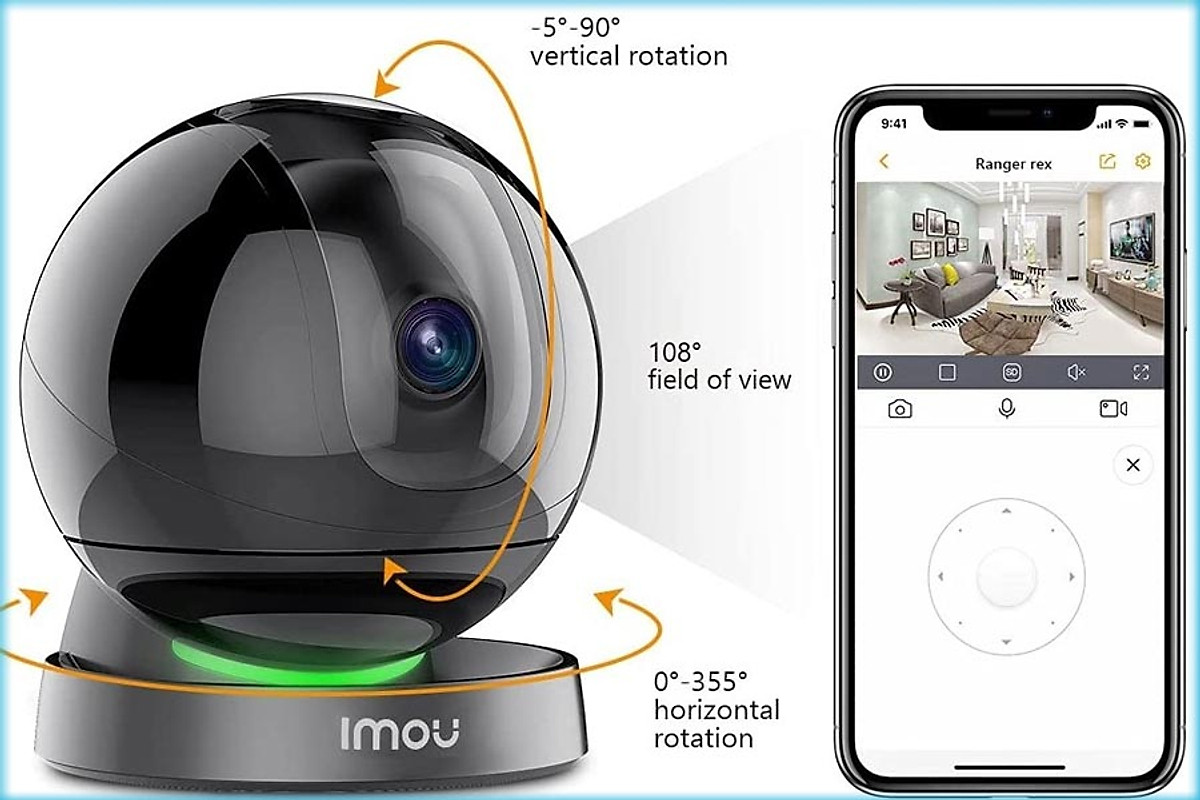 Camera Rex 2D Imou IPC-GK2DP-3C0W 3MP 2K Wifi Đàm Thoại 2 Chiều Hồng Ngoại 10m - HÀNG CHÍNH HÃNG