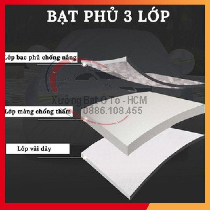 Bạt Phủ Xe Ô Tô 3 Lớp Tráng Nhôm Cao Cấp, Áo Trùm Bảo Vệ Xe I10 HATCHBACK, Bạc Phủ Trùm Bảo Vệ Che Nắng