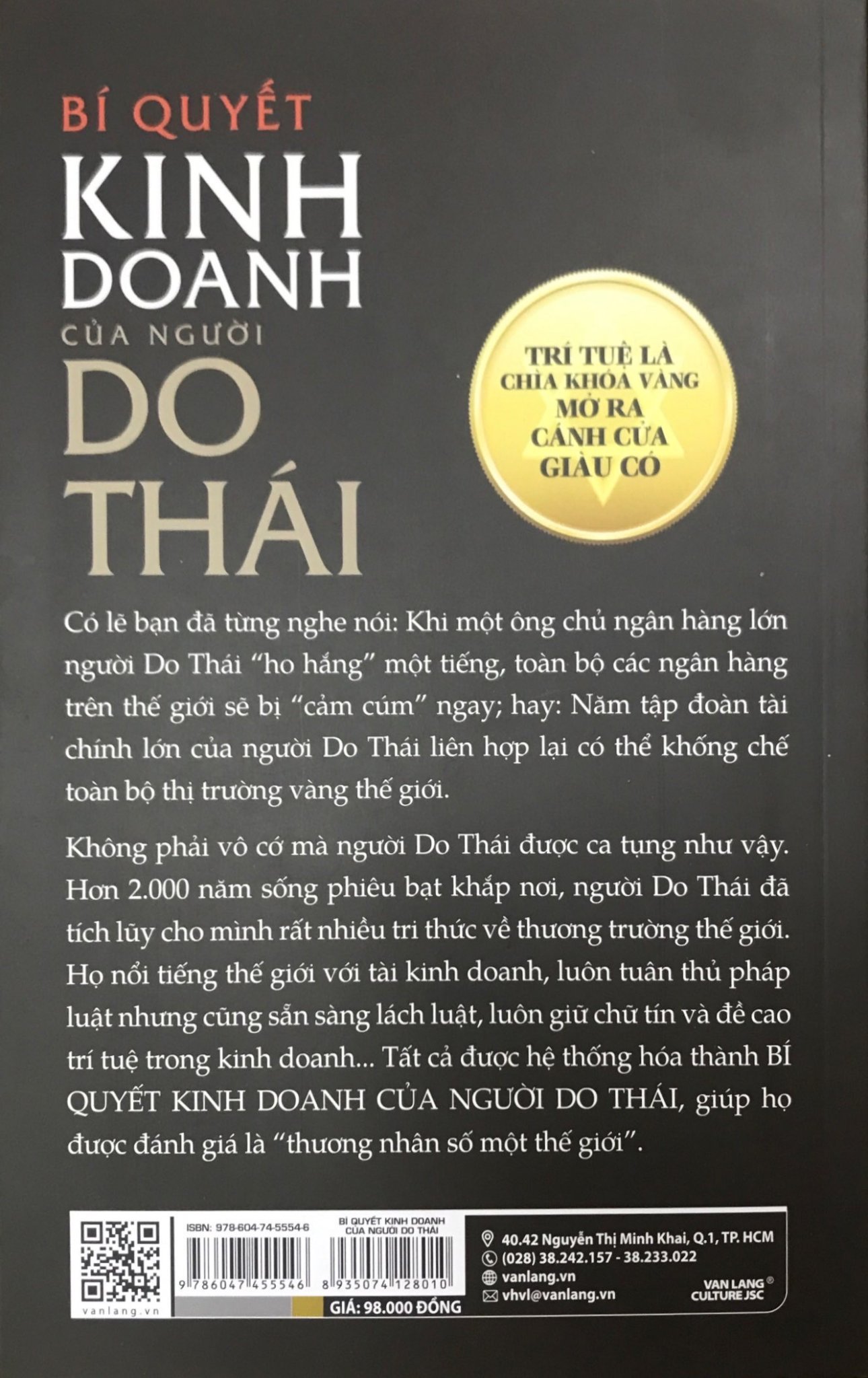 Bí Quyết Kinh Doanh Của Người Do Thái - Trí Tuệ Là Chìa Khóa Vàng Mở Ra Cánh Cửa Giàu Có