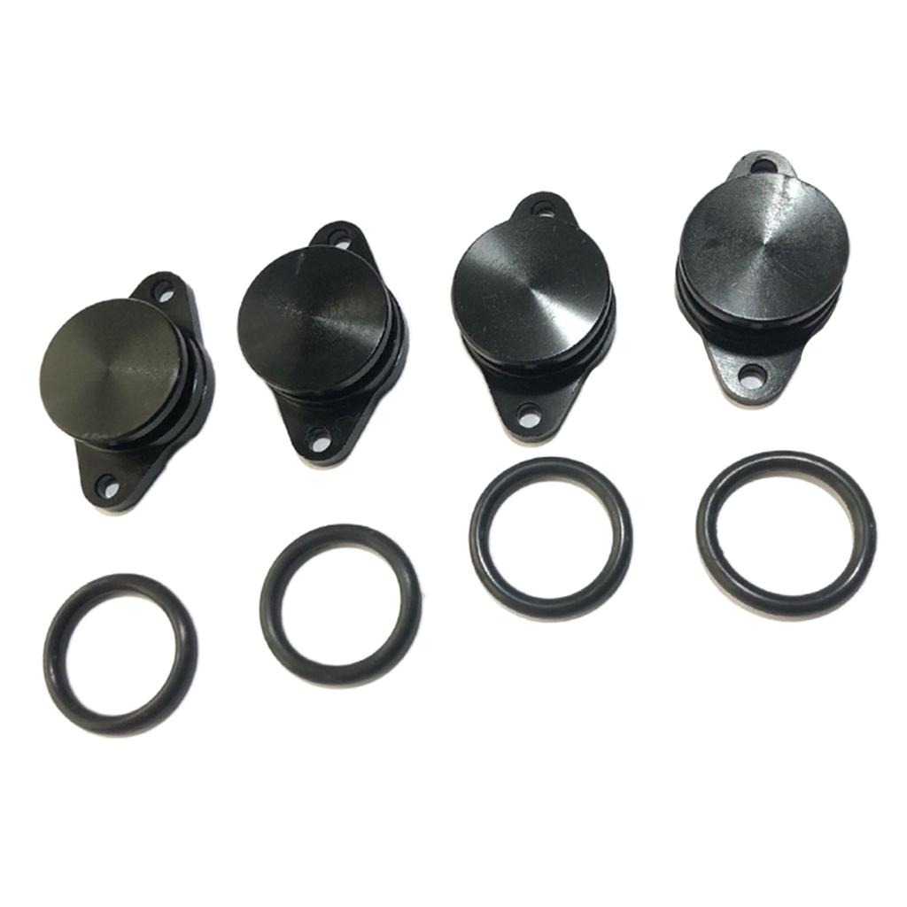 4pcs 33mm Swirl Flap Blanking Bungs Kit for BMW E60 E61 E90