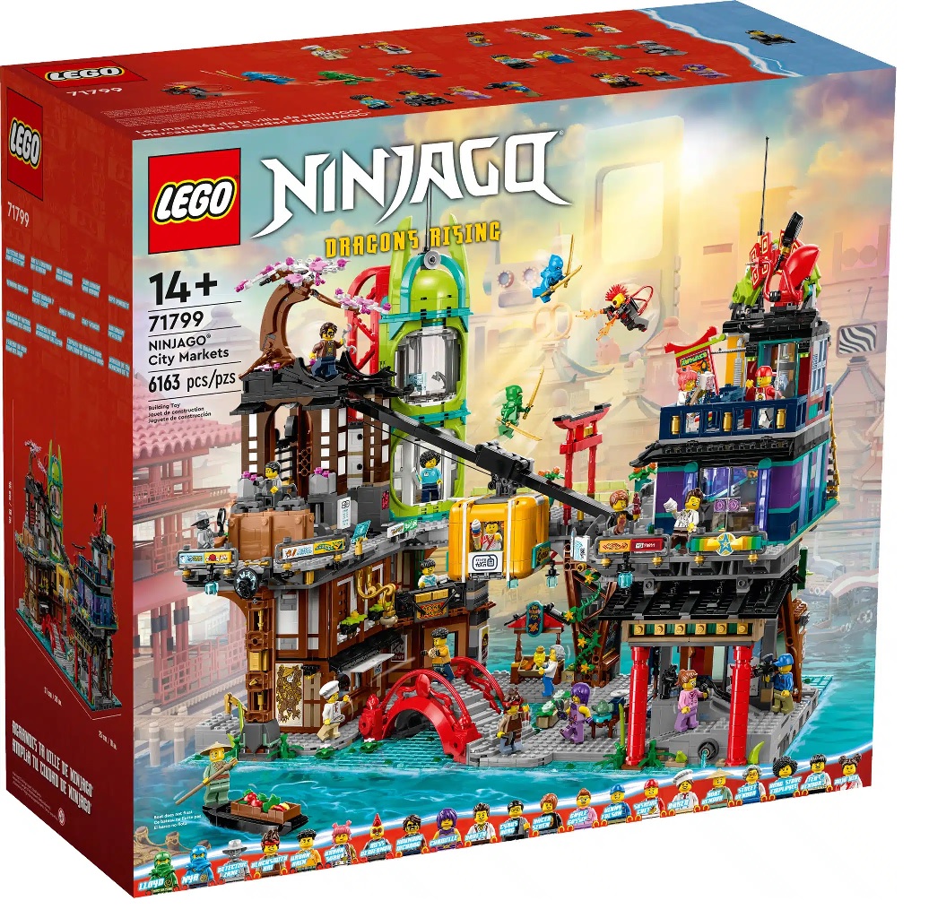 lego ninjago 71799 - Thị Trường Thành Phố Ninjago (6163 chi tiết)