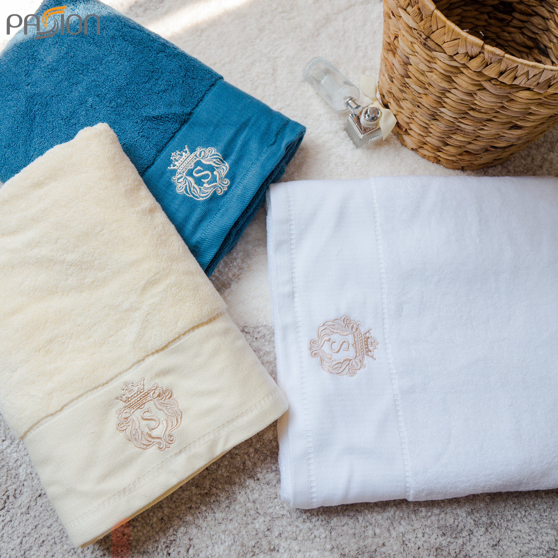 Khăn Tắm Bông Cotton Khách Sạn Sợi Bông Satin Mềm