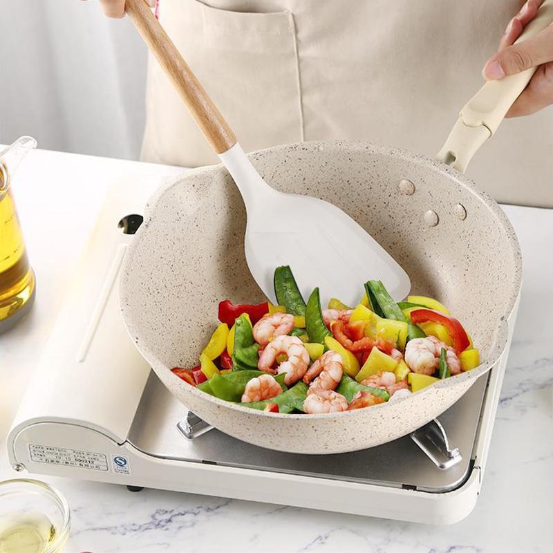 Thiết Kế Sáng Tạo Không Dính Dụng Cụ Nấu Ăn Bộ Ốp Đồ Dùng Nhà Bếp Bộ Đồ Dùng Nhà Bếp Rây Lọc Thìa Đũa Cạp Nướng Tiện Ích