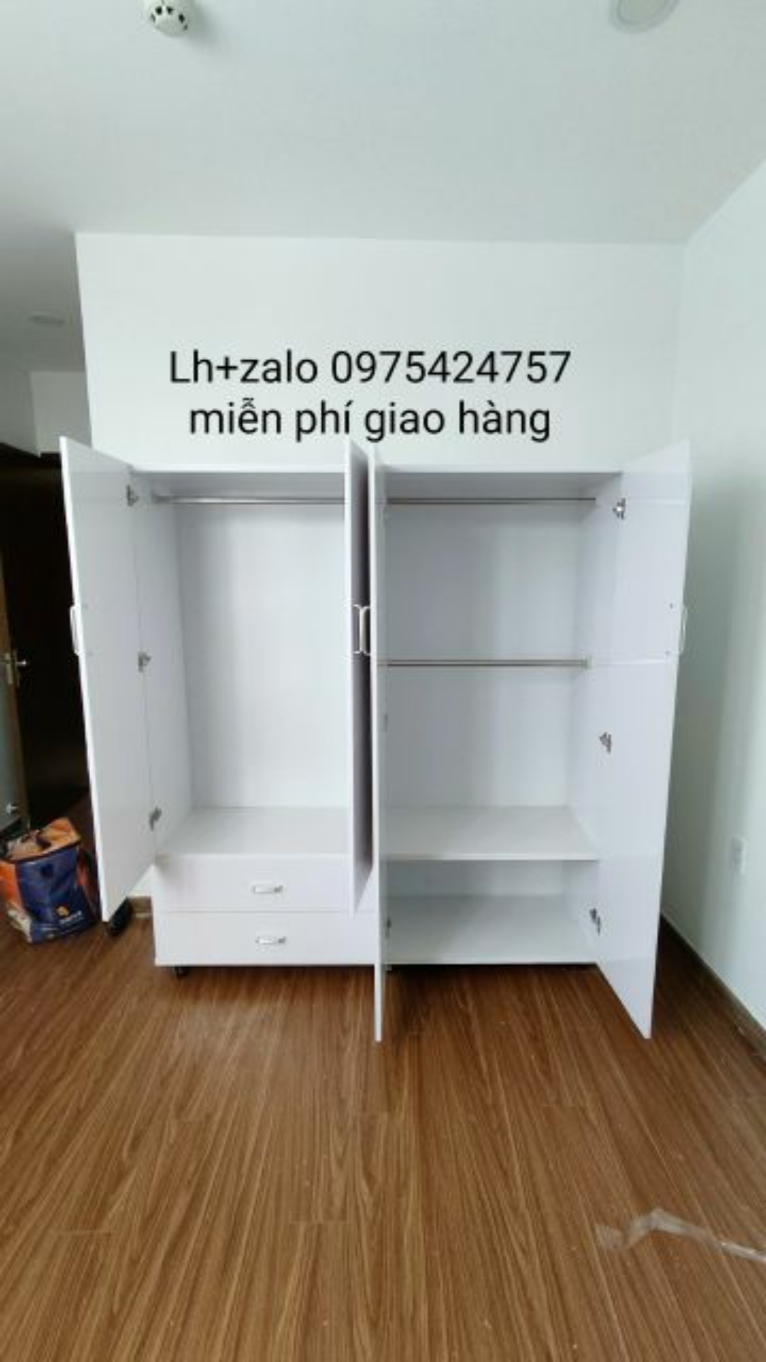 Tủ nhựa đài loan 4 cánh freeship