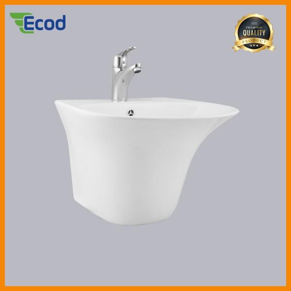 CHẬU LAVABO TREO TƯỜNG LIỀN KHỐI EC6003