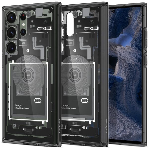 Ốp lưng Spigen Ultra Hybrid Zero One cho Samsung S23 Ultra - Thiết kế đặt biệt, chống sốc, chống bẩn, viền camera cao - Hàng chính hãng