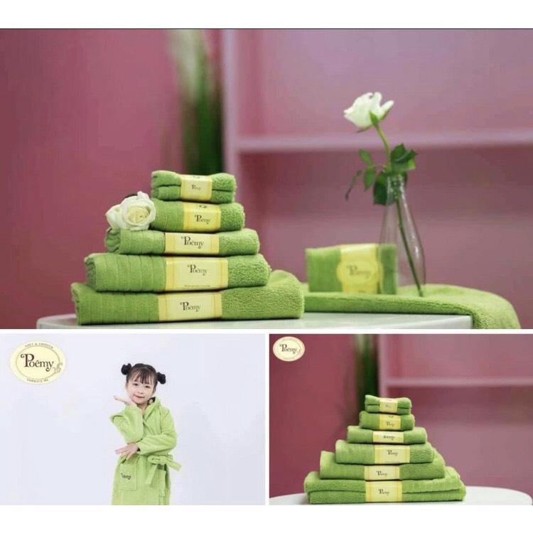 Áo choàng tắm người lớn POÊMY SỌC GÂN