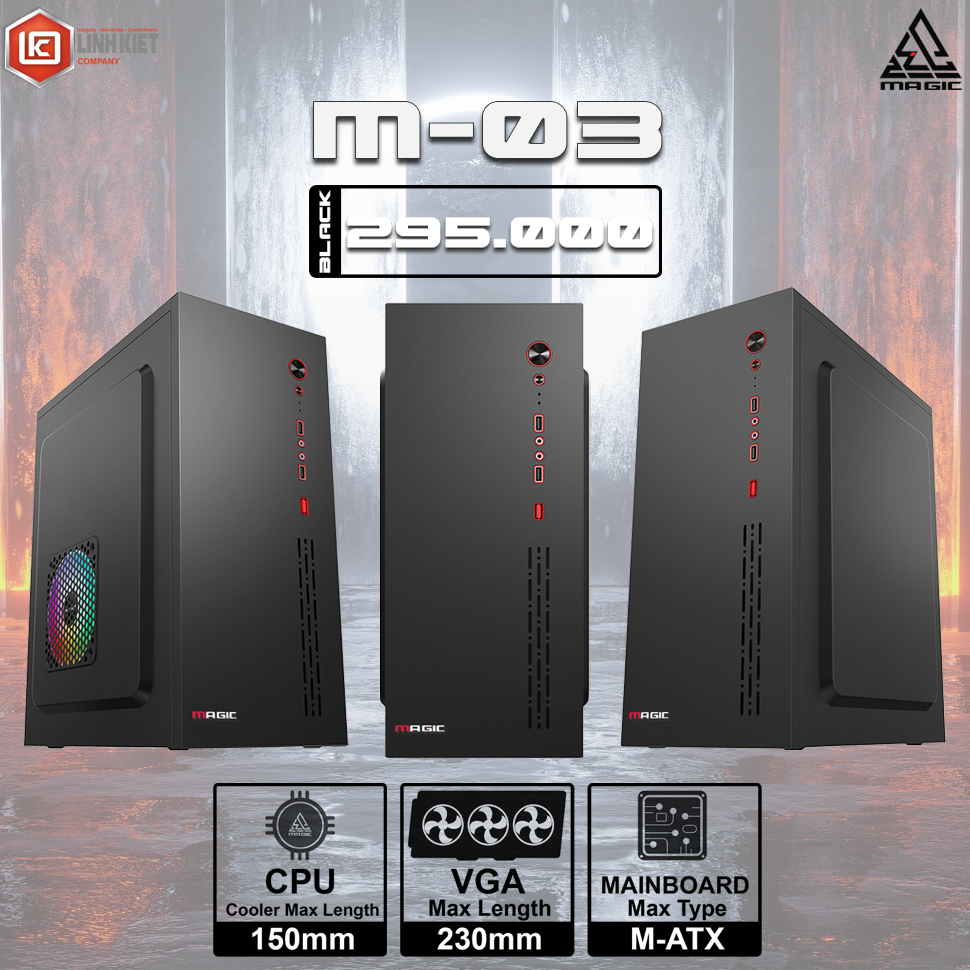 CASE MAGIC M-03 (MATX) - Hàng chính hãng