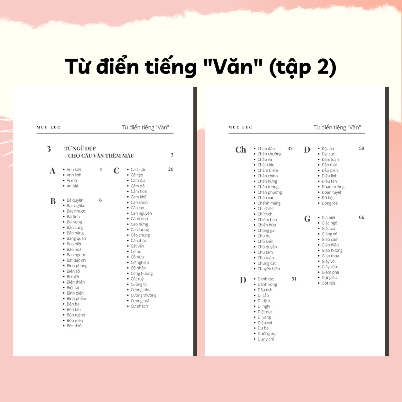 Combo Sách &quot;Từ Điển&quot; Tiếng Văn - Rubik Văn Chương (Tập 1+2)