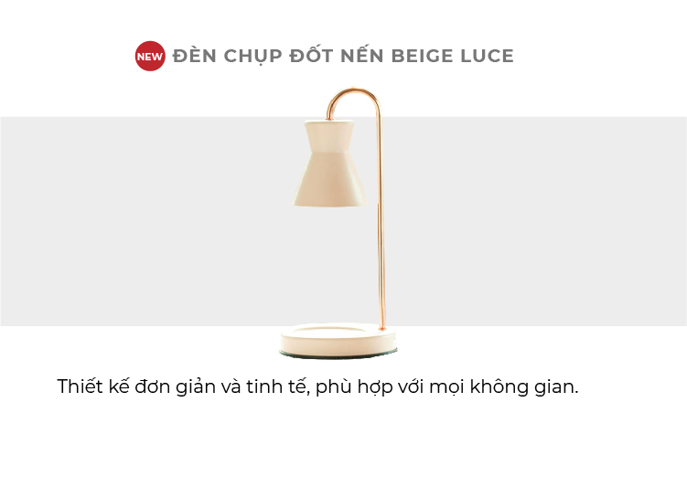 Đèn chụp đốt nến Yankee Candle - Beige Luce