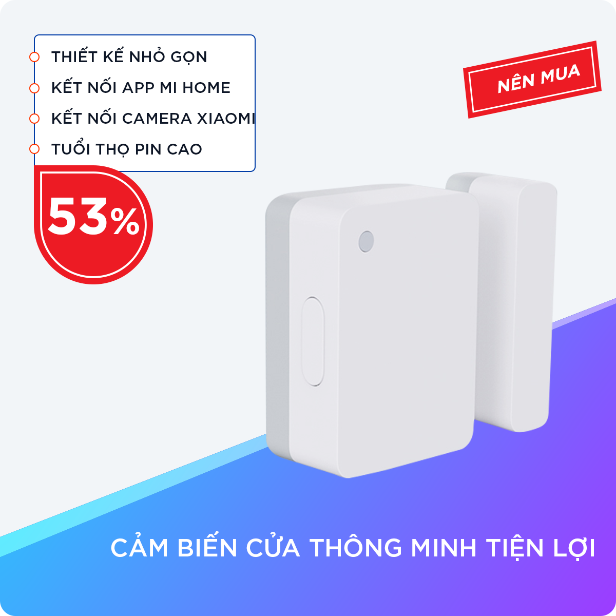 Bộ Cảm Biến Cửa Thông Minh Kết Nối Bluetooth Điều Khiển Thông Qua App