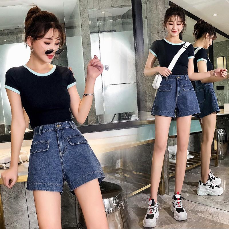 Quần Shorts Cạp Cao_C12