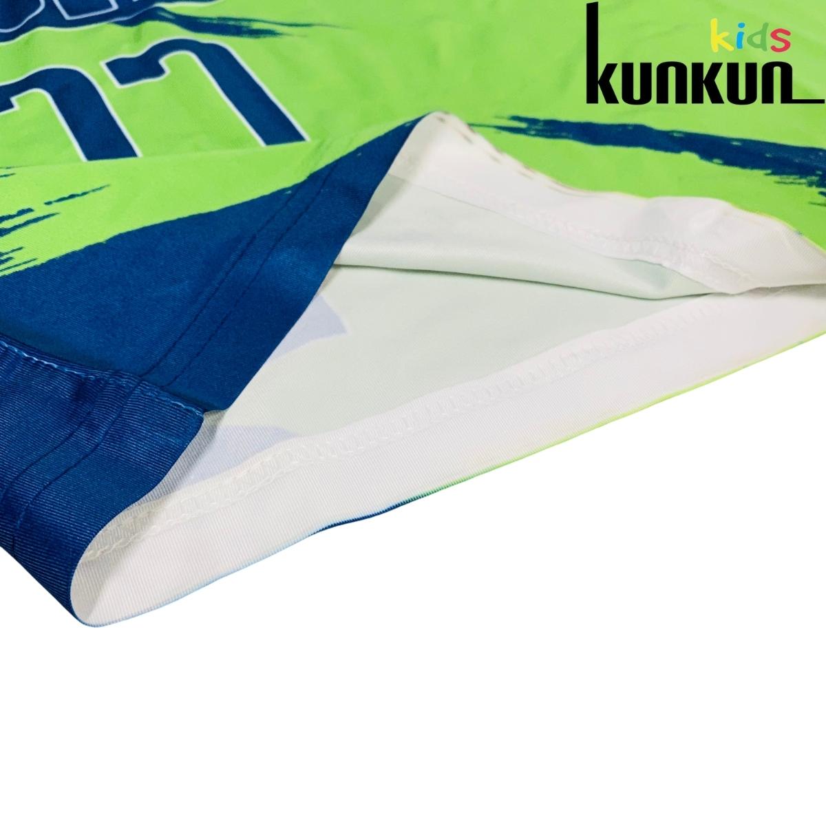 Bộ thể thao bé trai KUNKUN KID TT002 in số 77 dallas tay ngắn chất thun lạnh thoáng mát size đại từ 10-60kg