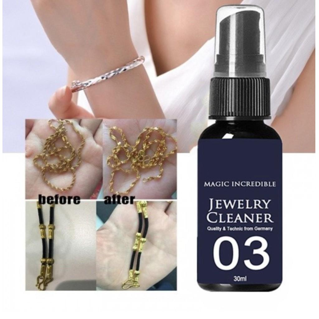 XỊT TẨY SẠCH TRANG SỨC JEWELRY CLEANER - Giữ độ bền siêu sáng bóng