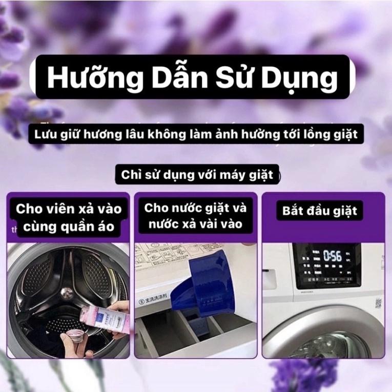 Viên Xả Thơm Quần Áo Nội Địa - Hạt Xả Thơm Làm Mềm Vải Hộp 100g