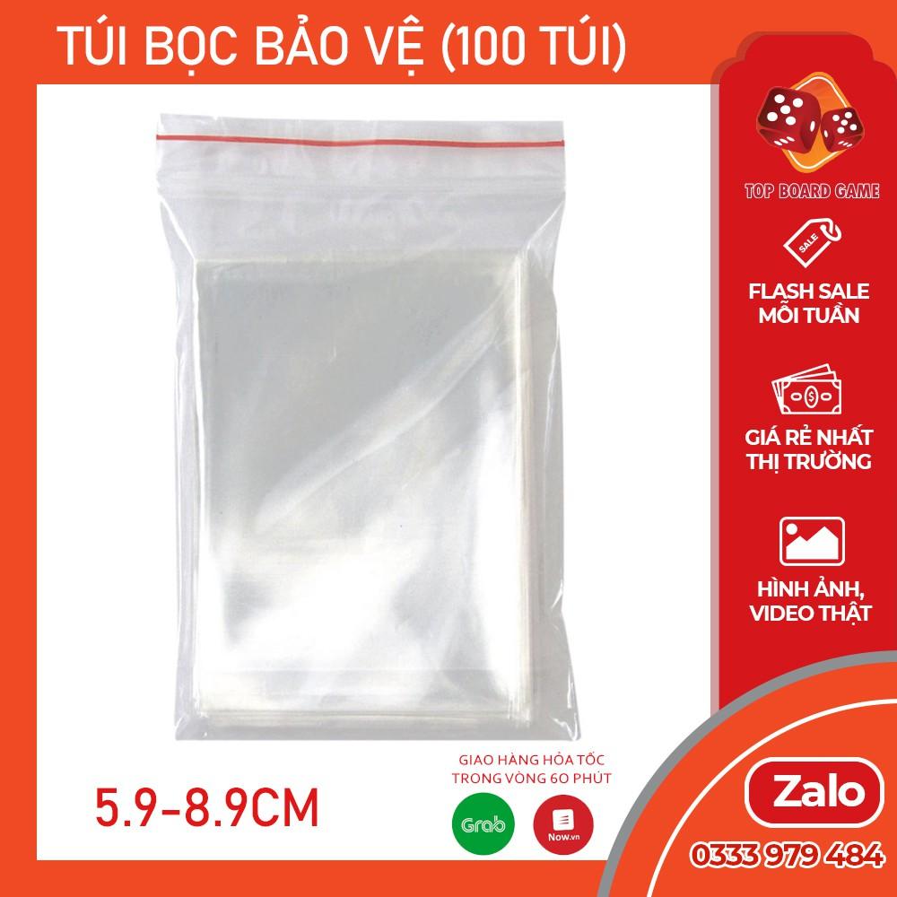 Bọc bài Uno Ma sói mèo nổ - Sleeves - Bao kiếng bảo vệ lá bài 5.9 - 9cm - Túi 100 cái