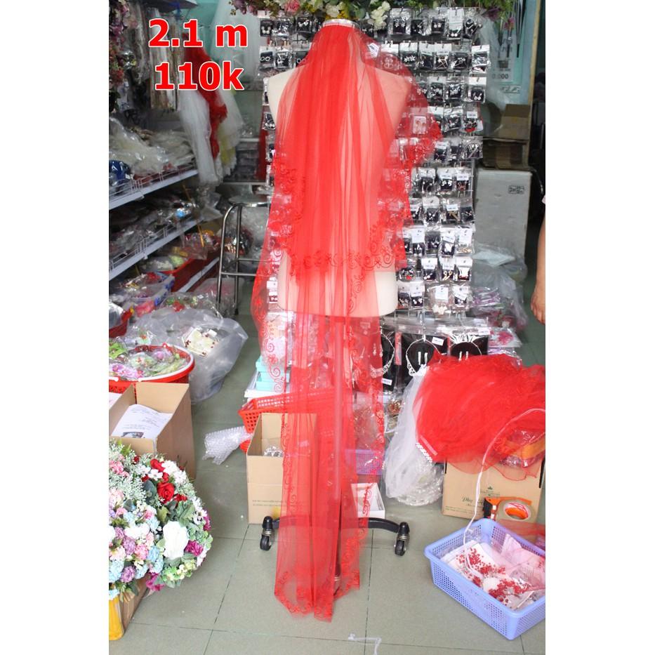 Voan cô dâu chấm đất