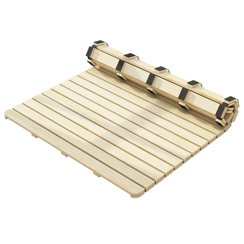 Giường cuộn gỗ thông 120cm