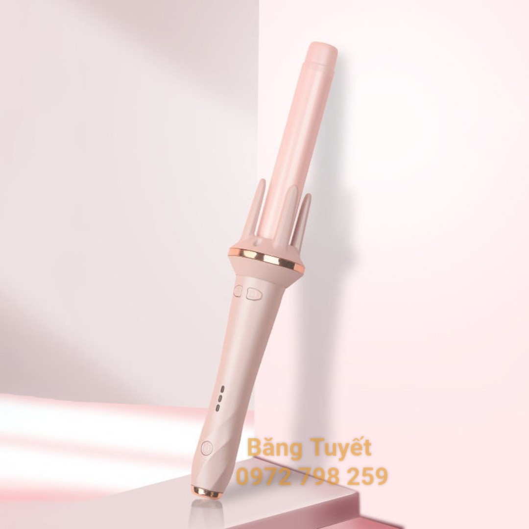 MÁY UỐN XOĂN TỰ ĐỘNG XOAY 360 388 HÀN QUỐC CAO CẤP