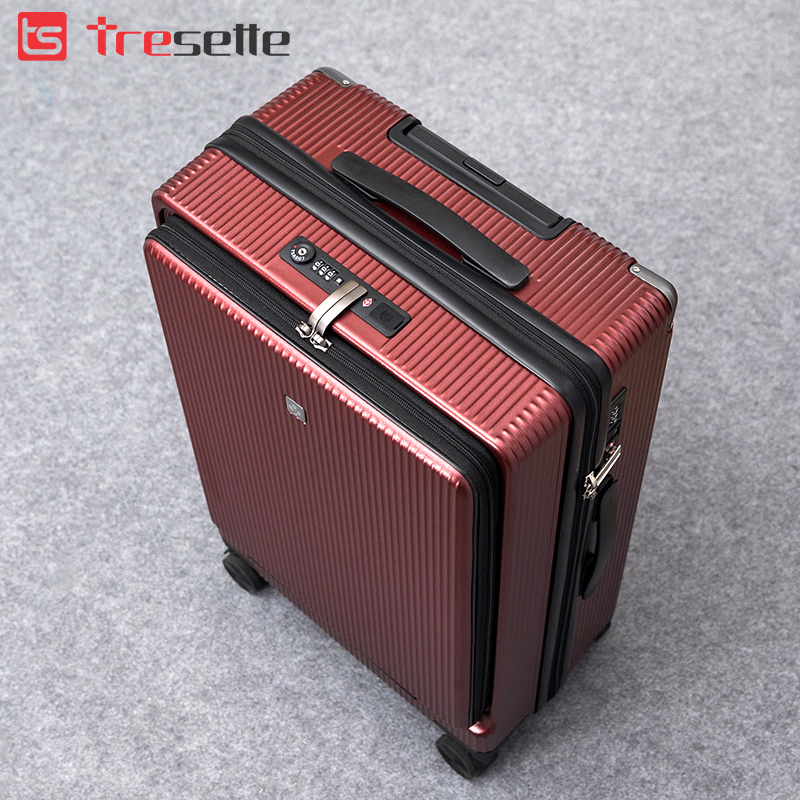 BFQ2ST500KTL: giảm 8% cho đơn từ 500K Vali khóa kéo cao cấp nhập khẩu Hàn Quốc 2029 Tresette Có Ngăn Đựng Latop Vân Dọc Sang Trọng