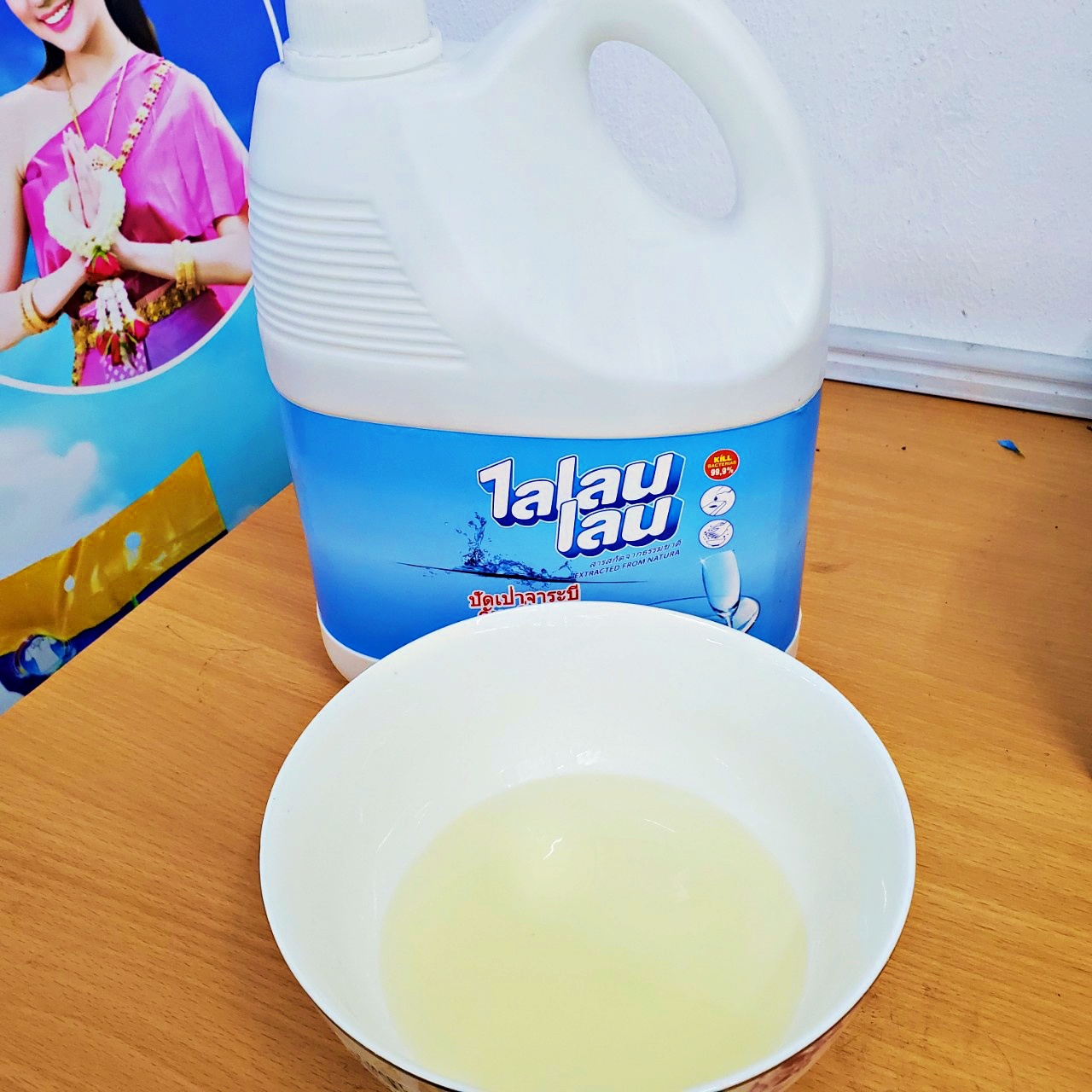 Nước rửa chén không mùi công nghê thái lan-talaulau 3600ml