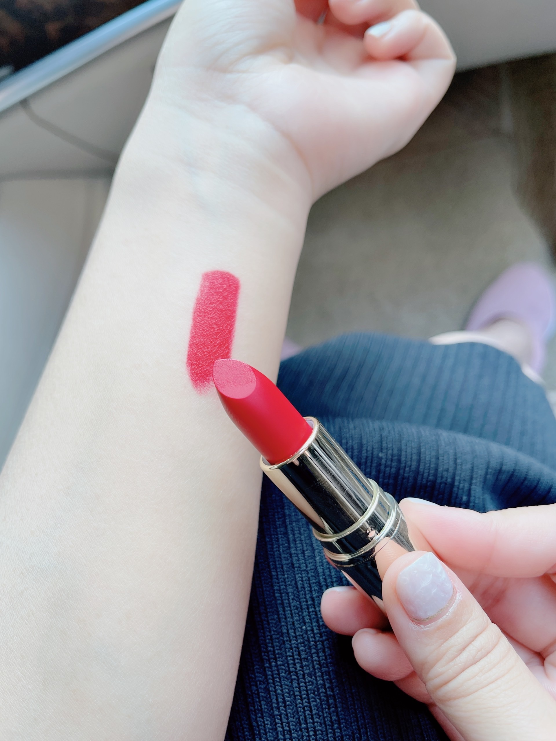 Son lì siêu mướt mịn môi Organic LNC Hàn Quốc màu đỏ hồng không chì 3.5g (LNC RED PINK LIPSTICK)