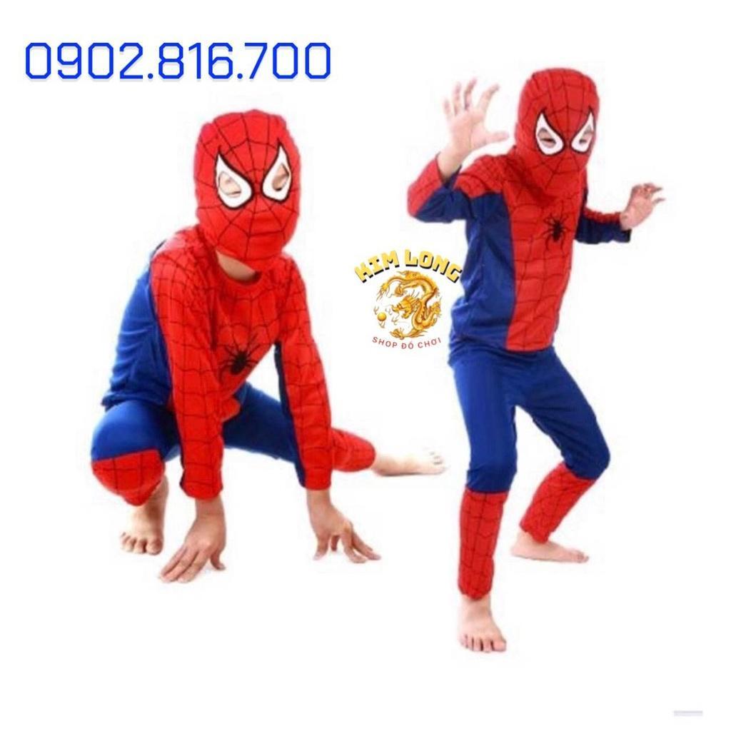 Bộ quần áo SIÊU ANH HÙNG người nhện siêu nhân Batman - Spiderman - Supper man trang phục hoá trang Halloween cho bé trai