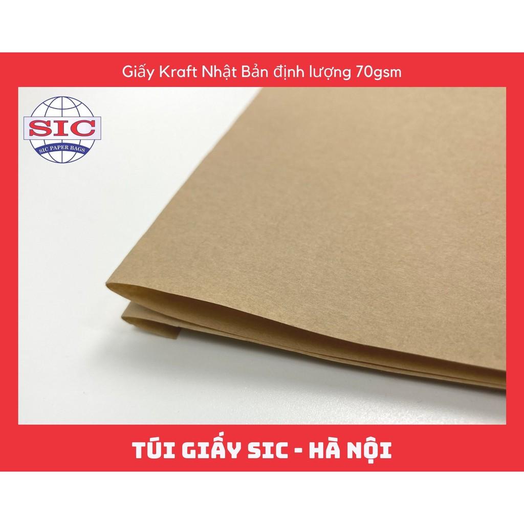 GIẤY KRAFT - GIẤY XI MĂNG NHẬT BẢN DÙNG GÓI HÀNG, QUÀ TẶNG, VẼ RẬP, DÀY DẶN CHẤT LƯỢNG 70gsm KHỔ 72x102cm