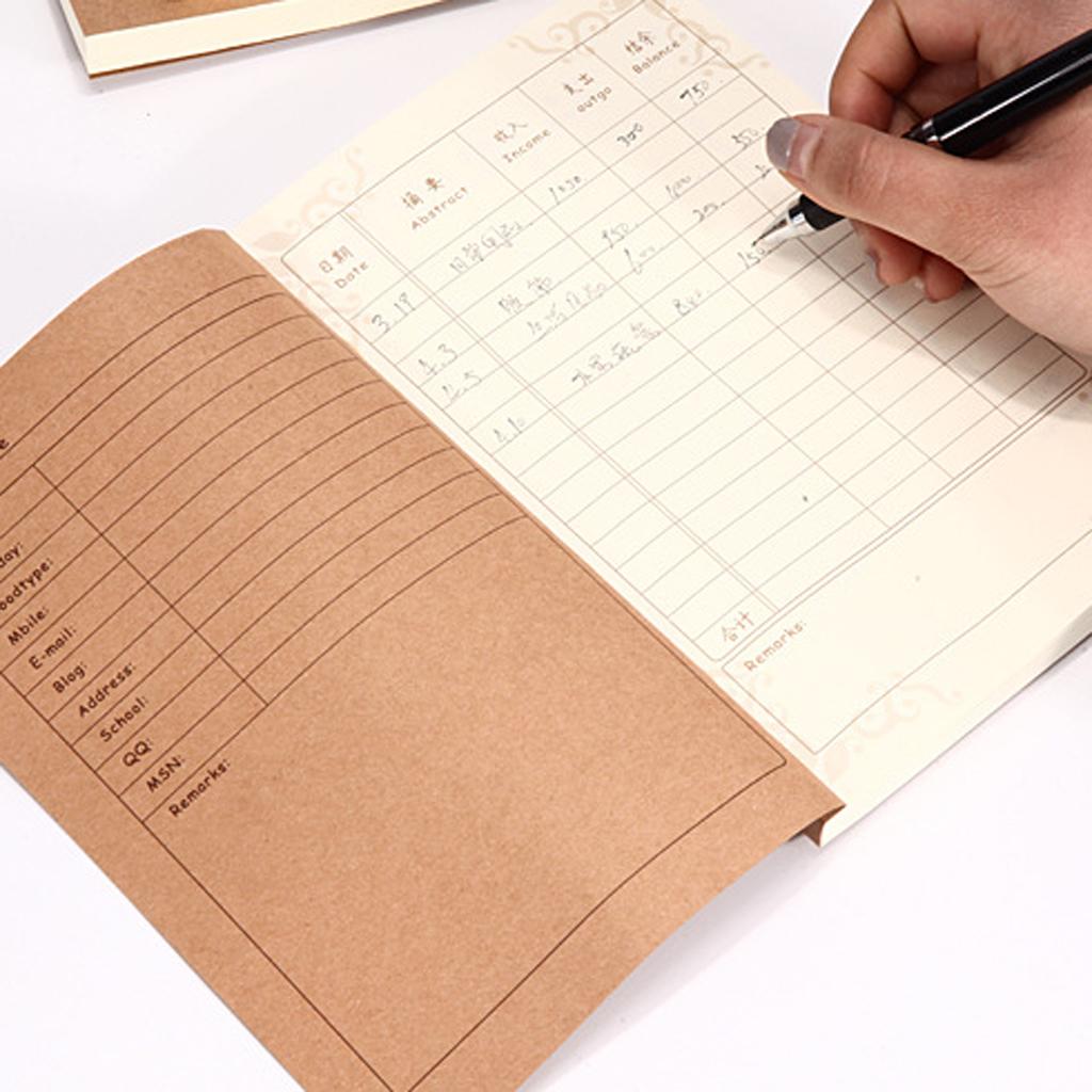 Casual/Business Style Notebook for Account,5 Columns