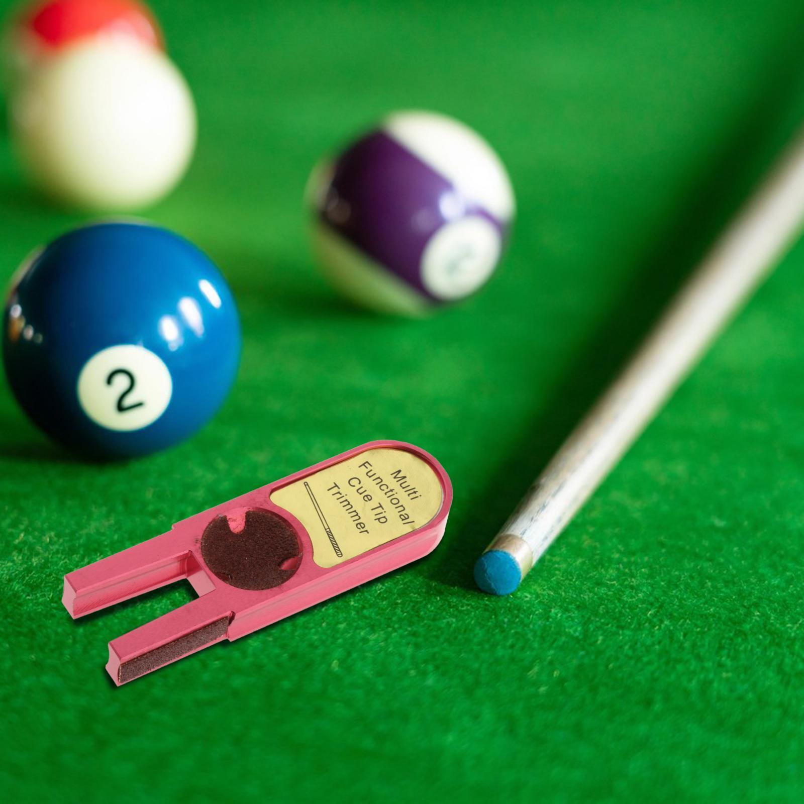 Durable Tip Scuffer Burnisher Repair Tool Billiards Pool Tip Shaper