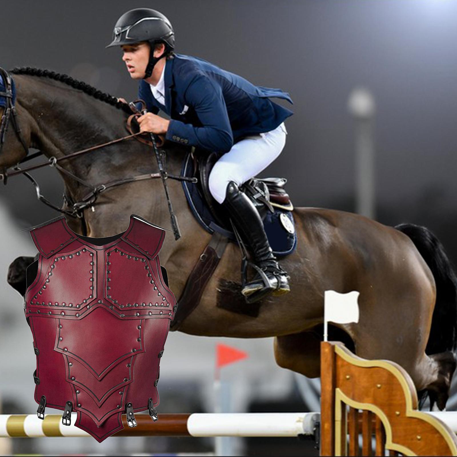 Horse Riding Vest, Equestrian Body Protector Vest | Horse Riding Training Waistcoat Body Safety Vest for Unisex Adults, M