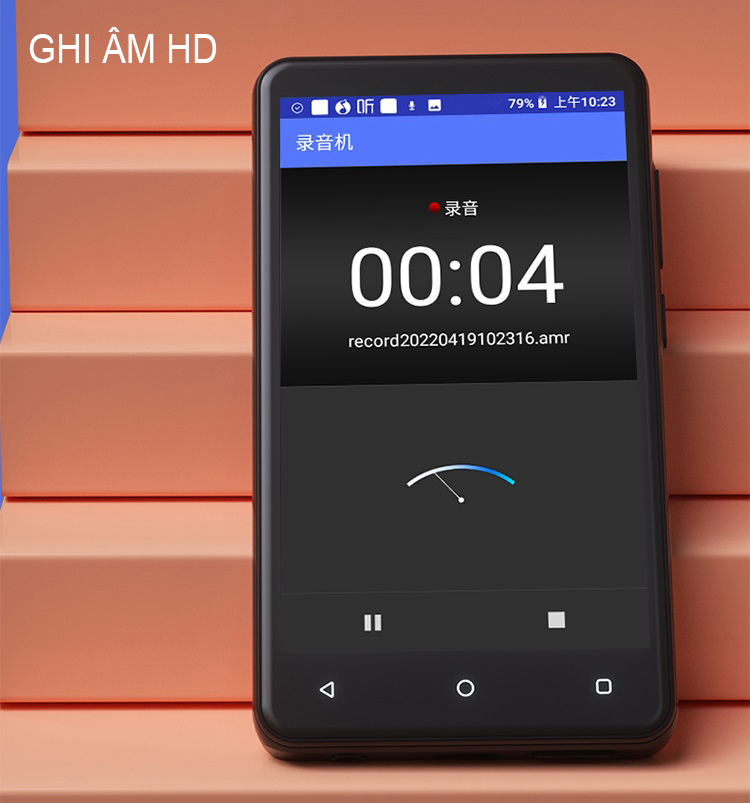 Máy Nghe Nhạc Android MP4 Màn Hình Cảm Ứng 4.0 Inch Kết Nối Bluetooth Ruizu H11 Bộ Nhớ 16GB - Hàng Chính Hãng